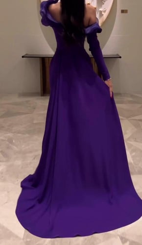 فستان موف كرب