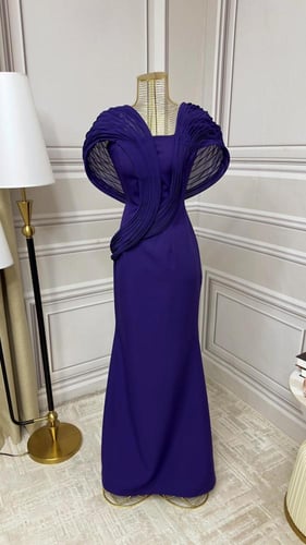 فستان موف أنيق