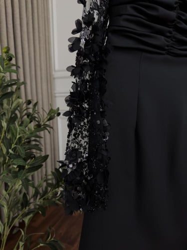 فستان الفخامة السودا