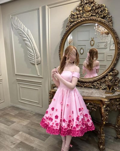 فستان قصير مورد