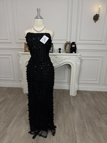 فستان دعاء الاسود