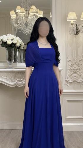 فستان رونزا النيلي