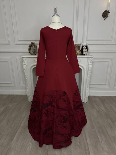 فستان غرام الاحمر