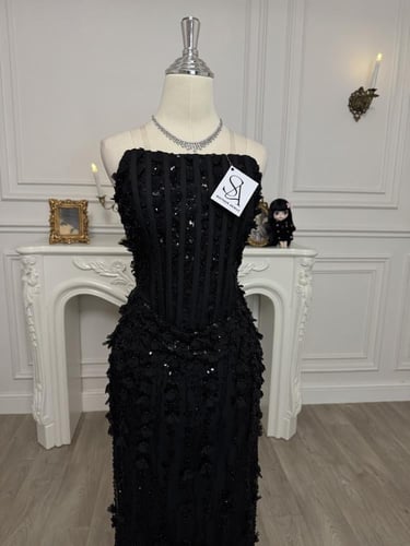 فستان دعاء الاسود