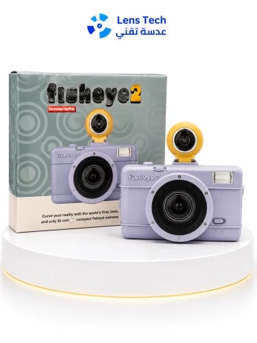 كاميرا Lomography Fisheye No. 2 – عدسة عين السمكة 170° وفيلم 35 مم
