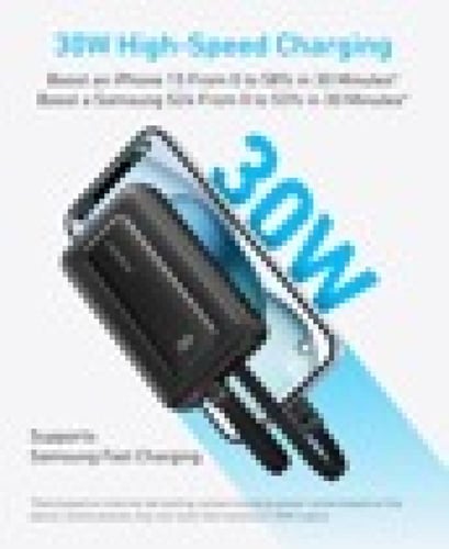 باور بانك ابيض 20000 مع كيبلين من ANKER