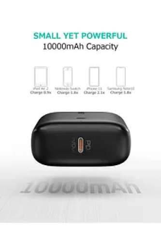 باور بانك 10000 -22.5واط اسودمن AUKEY