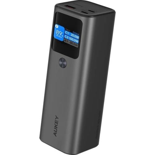 باور بانك 27600 - 140واط رمادى من AUKEY