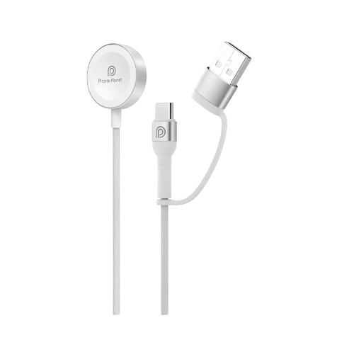 شاحن ساعة ابيض 3*1 من PHONEPLANT