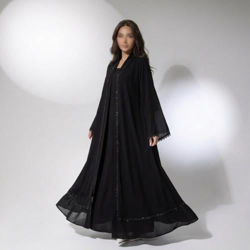 Lavin abaya chiffon double wide