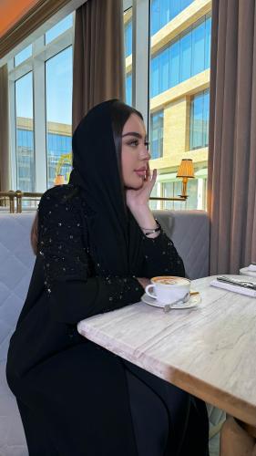 Crystal Abaya blazer Indonesian ceramic with handmade design