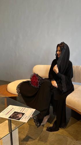 Luxurious French lace abaya
