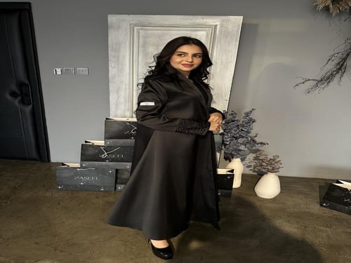 عباية بقماش تفته ميكادو