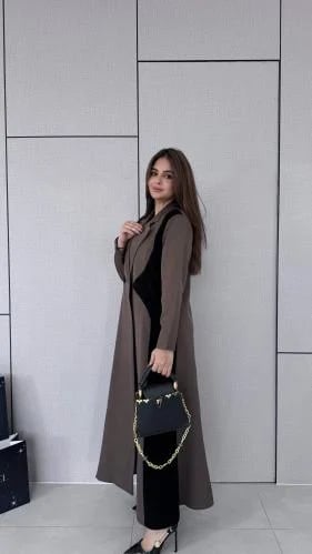 Blazer in two coordinated colors