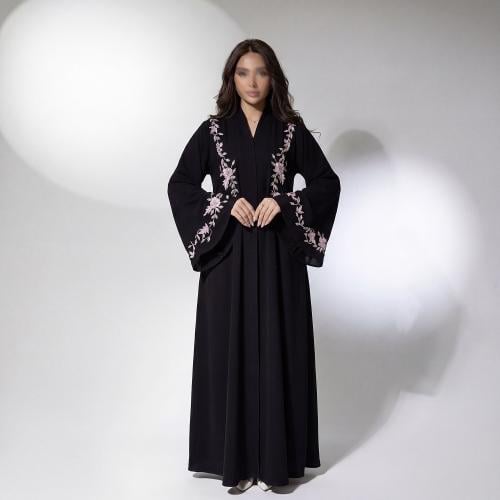 عباية شك يدوي ورد