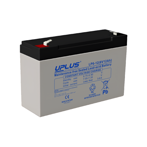 بطارية UPLUS 6V 12Ah AGM متعددة الأغراض