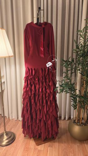 Soft woody long dress
