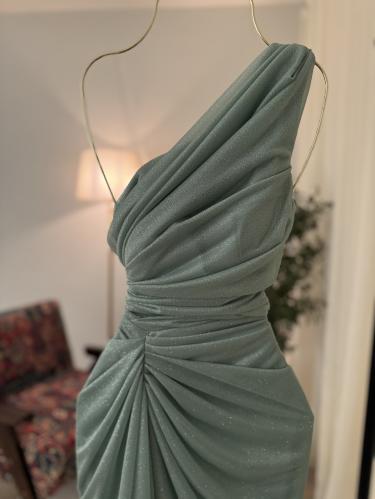 Evening dress Tiffany satin shine