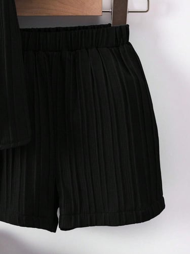 SHEIN مجموعة تيشيرت قصيرة الأكمام