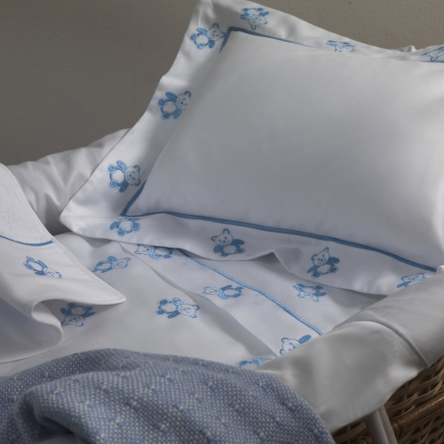 Baby duvet set 6 parts with Towels teddy bear