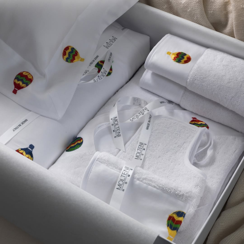 Baby bed sheet 6 parts with towels -Baloon