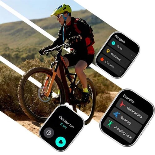 اوكيتل BT103 ساعة ذكية شاشة TFT مقاس 1.91 بوصة، مق...