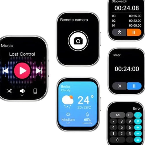 اوكيتل BT103 ساعة ذكية شاشة TFT مقاس 1.91 بوصة، مق...
