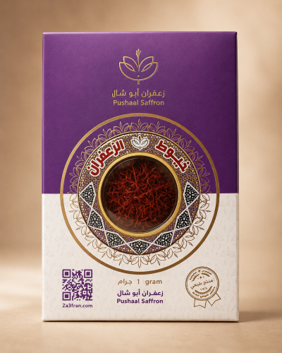 زعفران ابو شال خيوط الزعفران 1 جرام