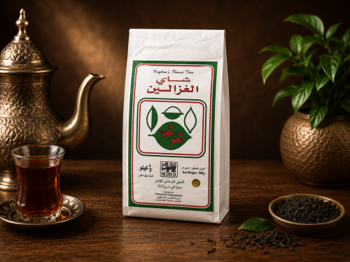 شاي الغزالين اسود كيس - خشن 500 جرام