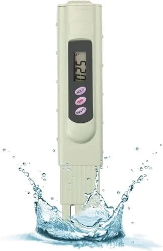 جهاز قياس الأملاح TDS للمياه | مدى 0–9990 PPM