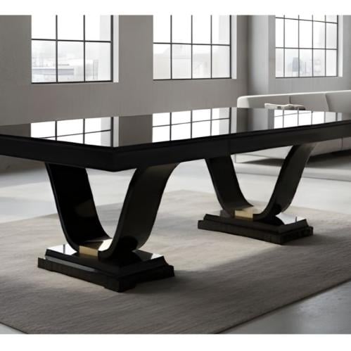 Dining table 220 × 110 wood with a practical and elegant design