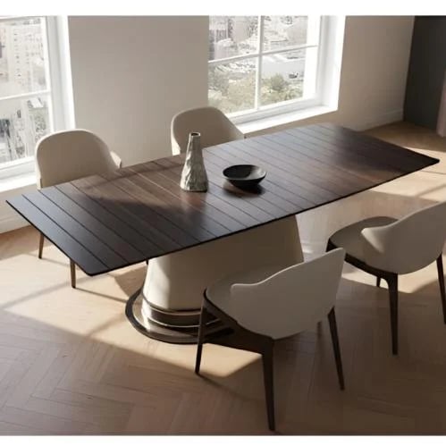 Wooden dining table 220 × 110 with professional detailing