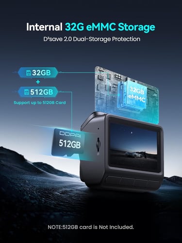 DDPAI Z60 PRO Dual camera 4k