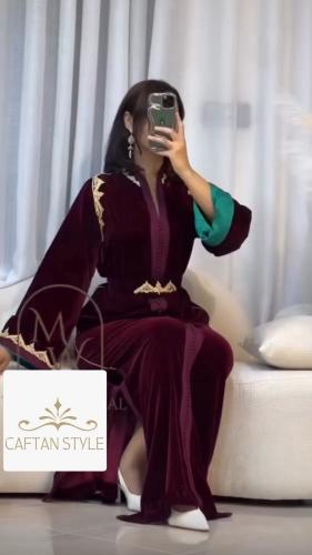 قفطان مخملي مبطن 3