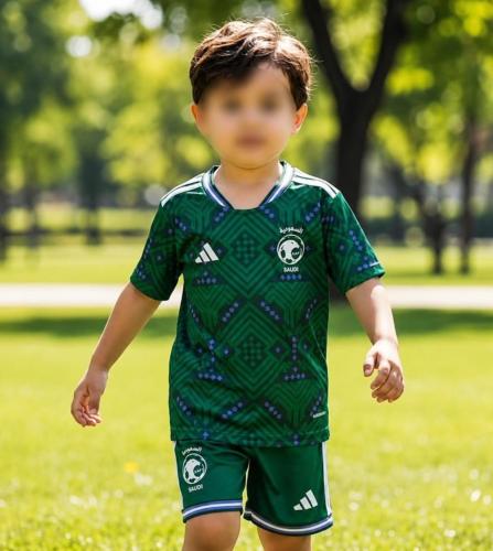 طقم المنتخب السعودي اطفال لكأس العالم 2026