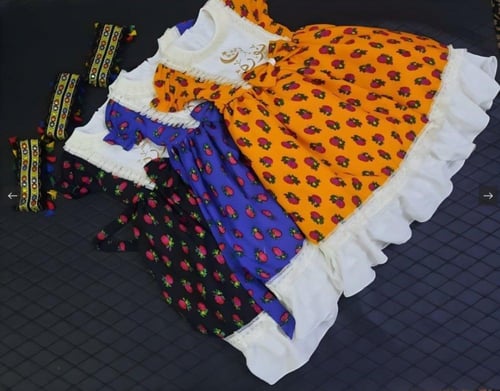 فستان شالكي رمضان للأطفال