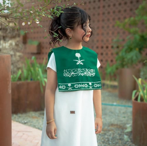 فستان اليوم الوطني مميز وانيق 95