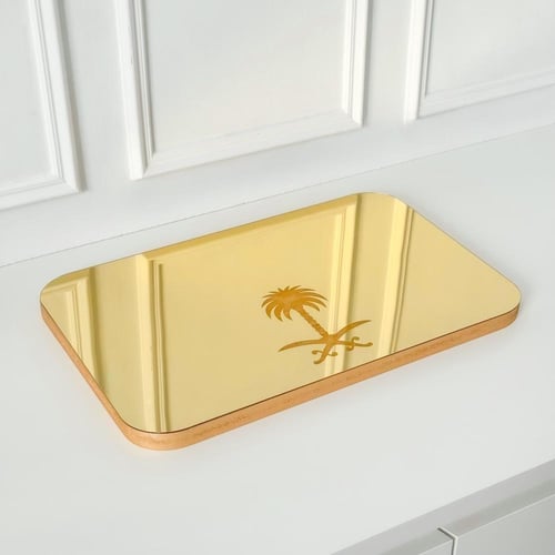 مجموعة سيفين و نخلة ذهبي بالاسم