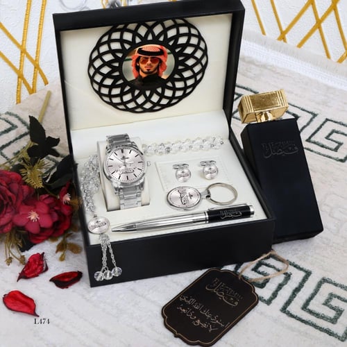 طقم ساعه رجالي بالاسم والصوره