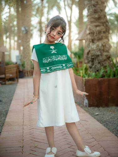 فستان اليوم الوطني مميز وانيق 95