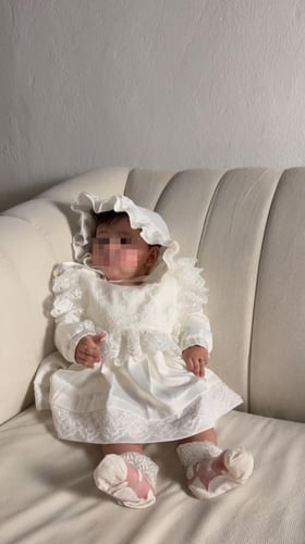 فستان ملاك الأبيض للعيد