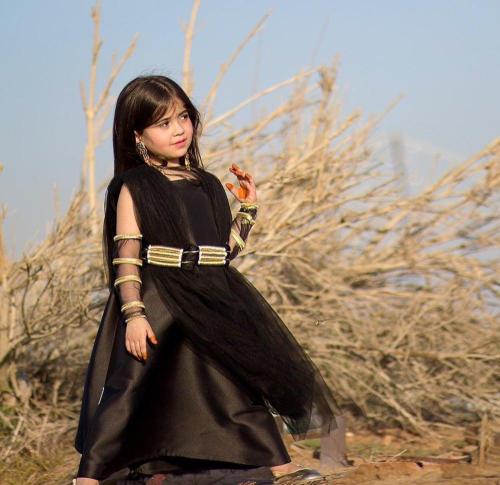 فستان العقال المقصب