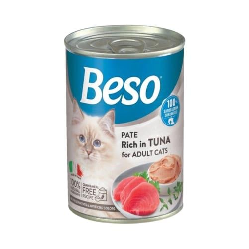Beso Pate Rich in Tuna Adult Canned Cat Food - 400...
