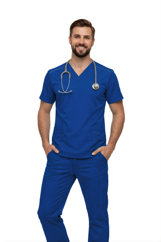 Premium medical scrub set - with multiple pockets