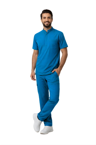 Premium medical scrap set - round collar