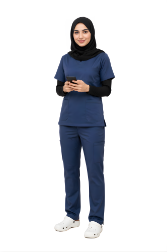 Premium medical scrub set - V-neck