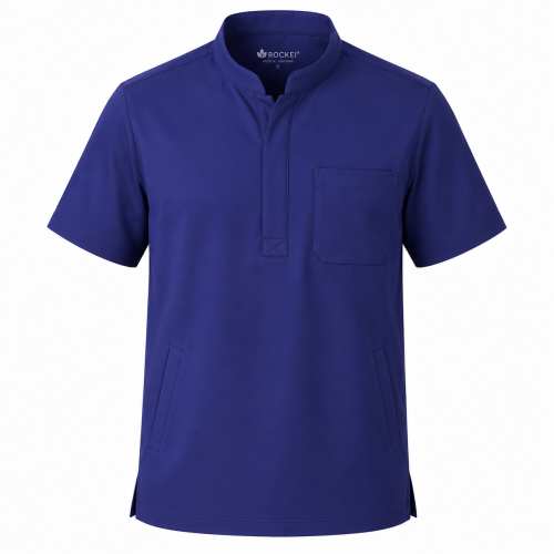 Premium Medical Scrub Shirt - Round Collar