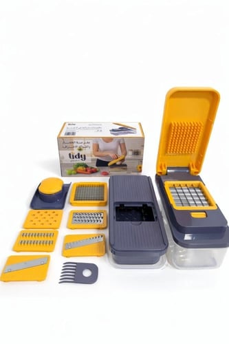 قطّاعة خضروات وفواكه متعددة الاستخدامات 13 في 1 من...