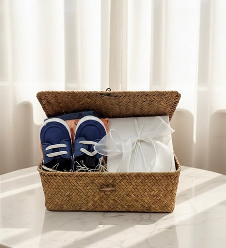 Orange gift for baby boys