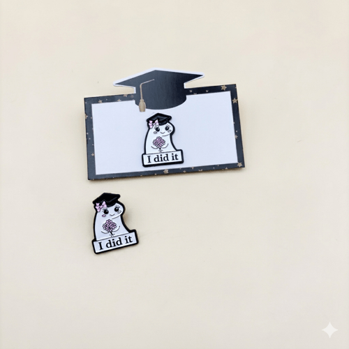 Graduation brooch